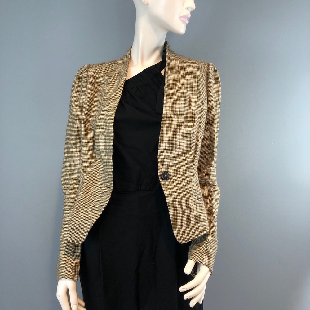 NWT Isabel Marant Etoile Check Print Jacket Sz 6